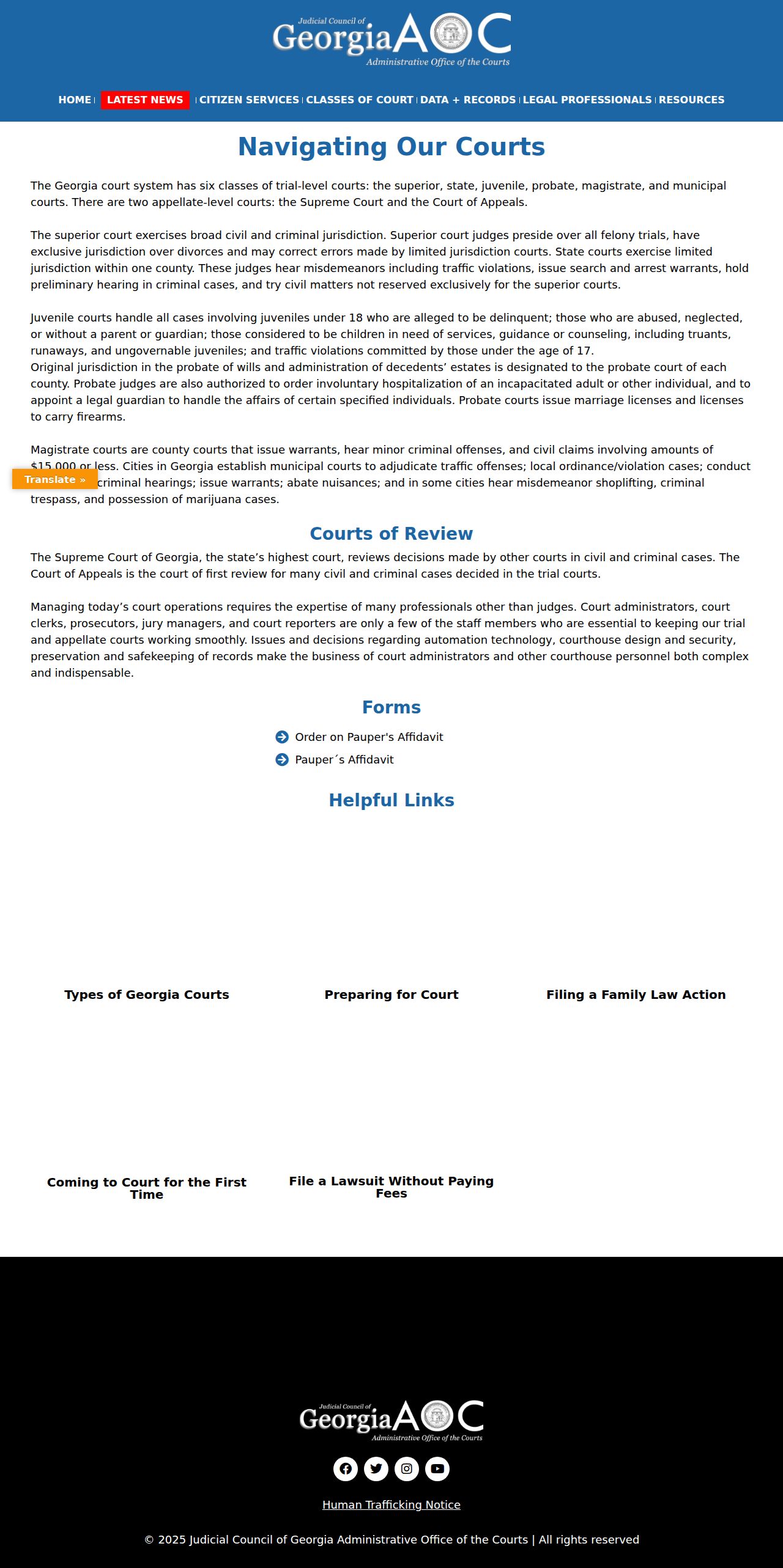 Colquitt County court docket search court-navigation reference