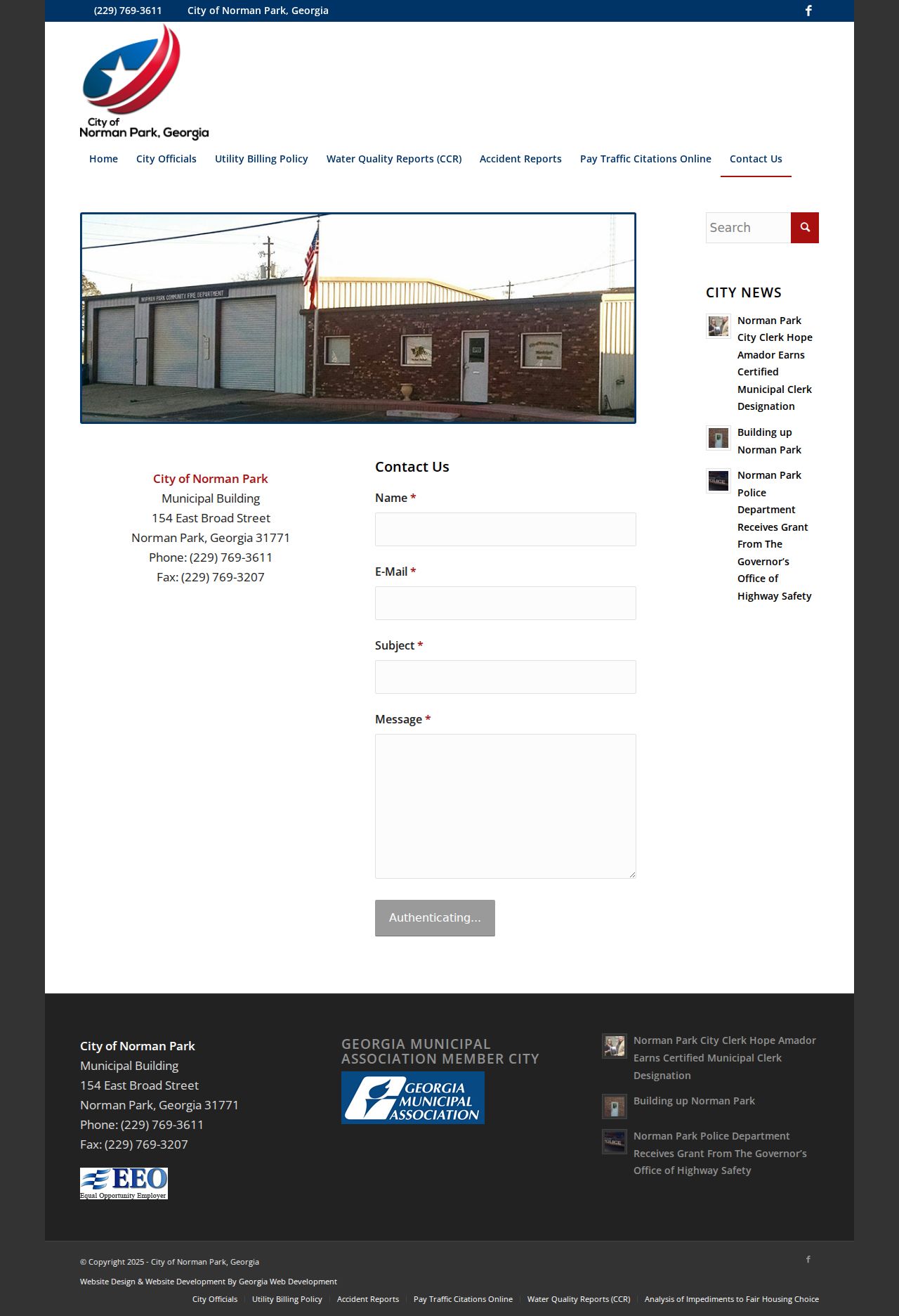 Colquitt County Norman Park court records municipal building contact